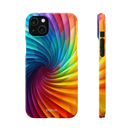 Rainbow Spiral - iPhone Snap Case