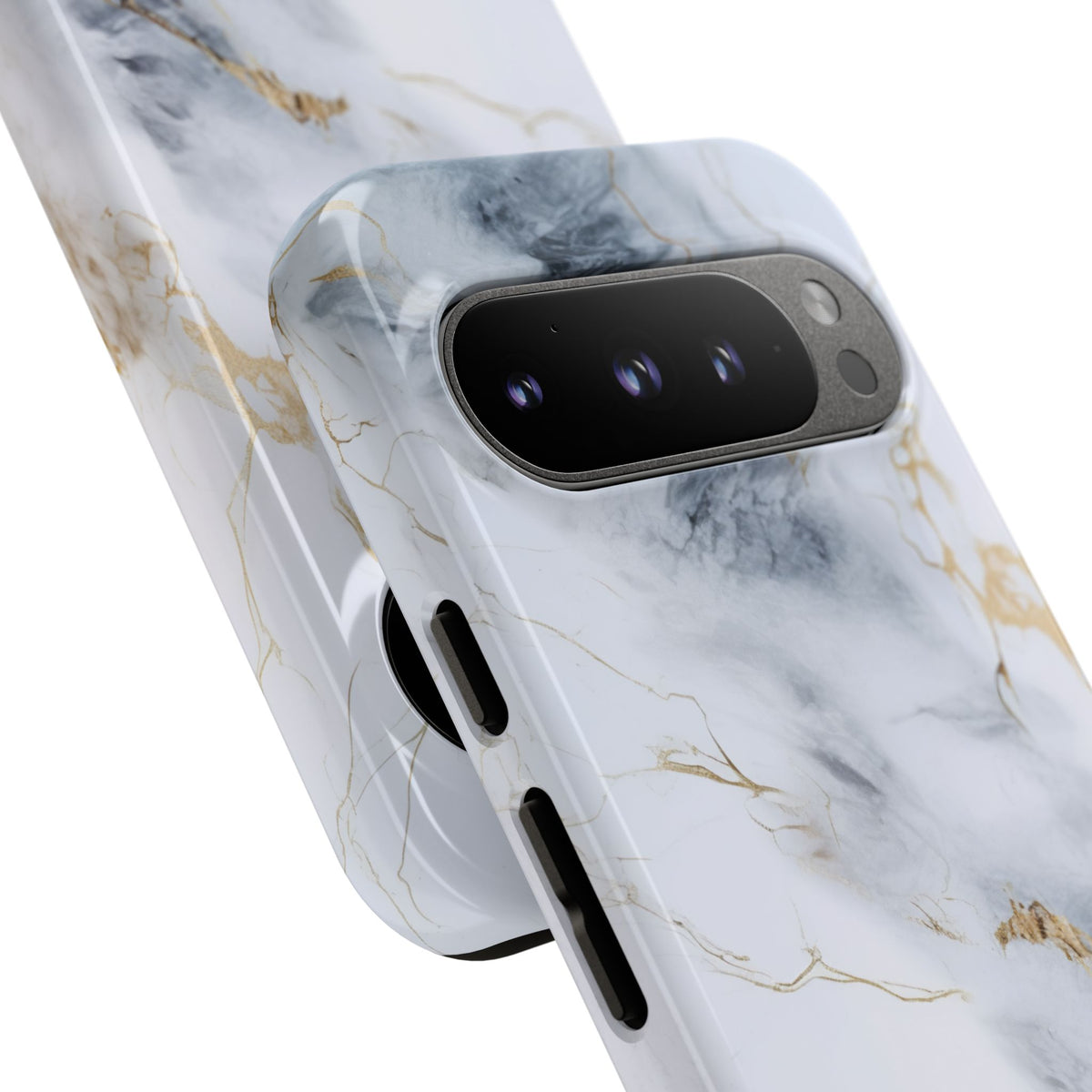 White Gold Marble - Google Pixel Tough Case