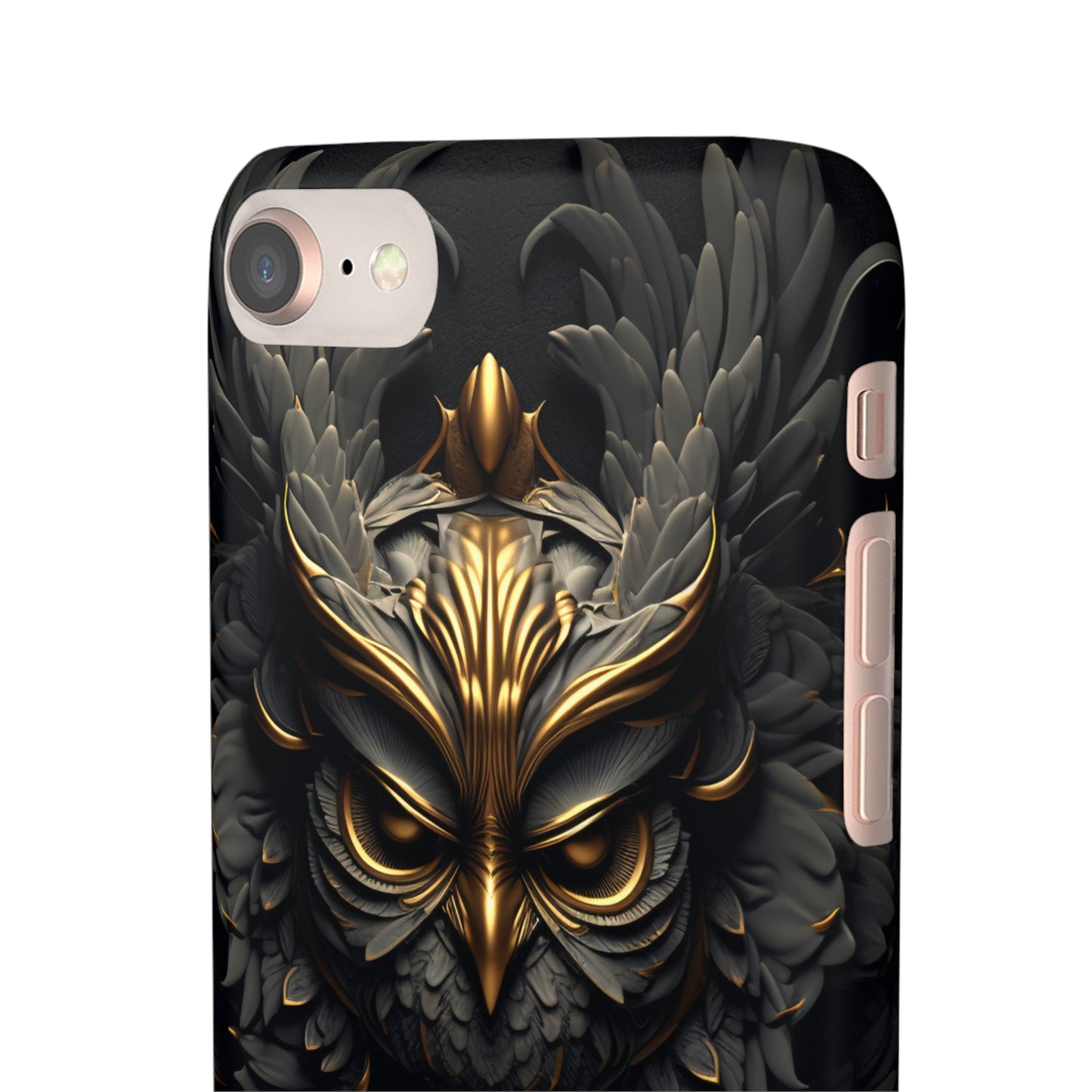 Golden Dark Owl - iPhone Snap Case