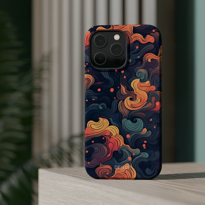 Fox Tail Swirls - iPhone MagSafe Tough Case