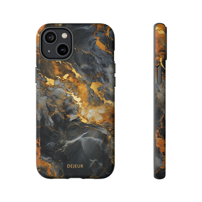 Platinum Gold Marble - iPhone Tough Case