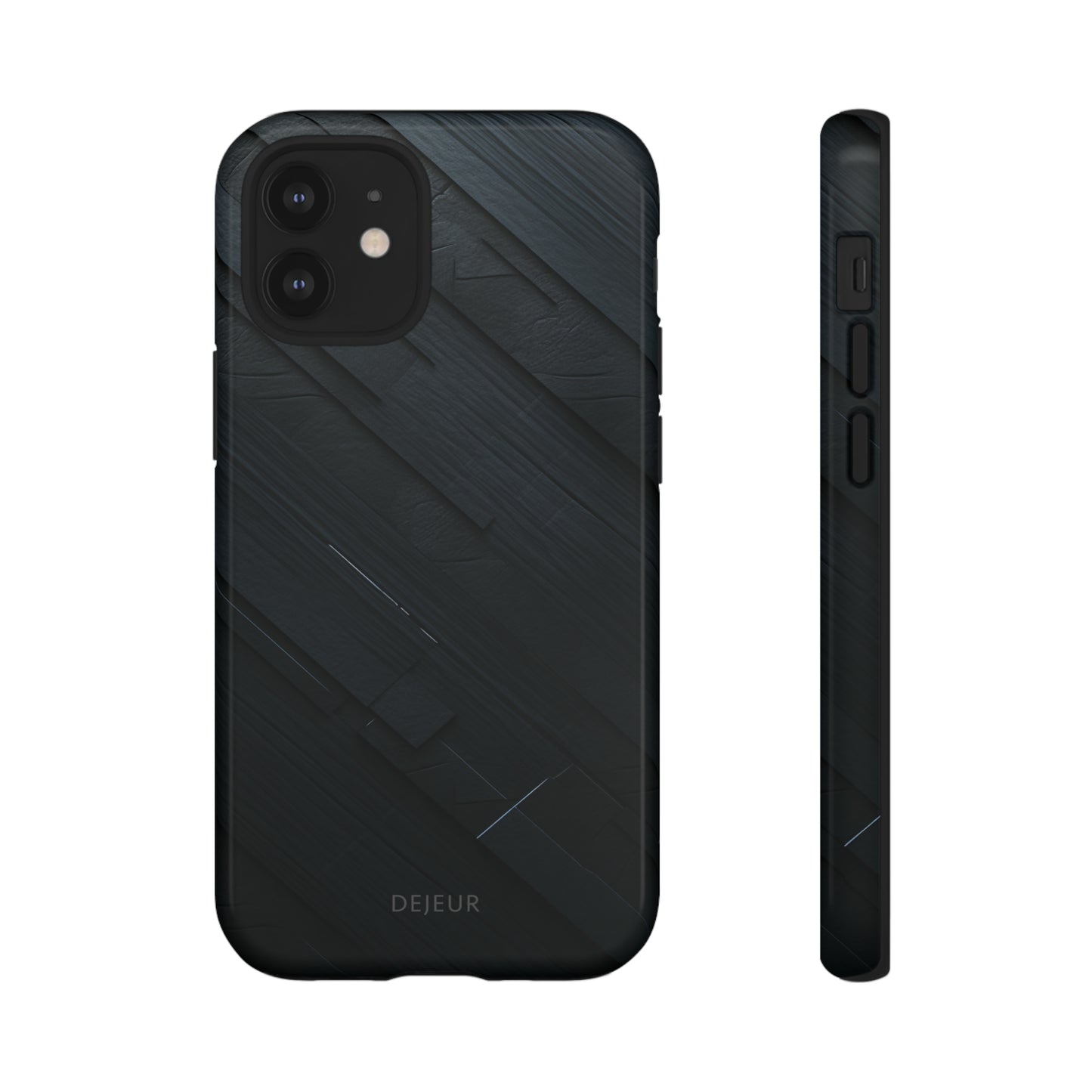 Synthetic Black Graphite - iPhone Tough Case