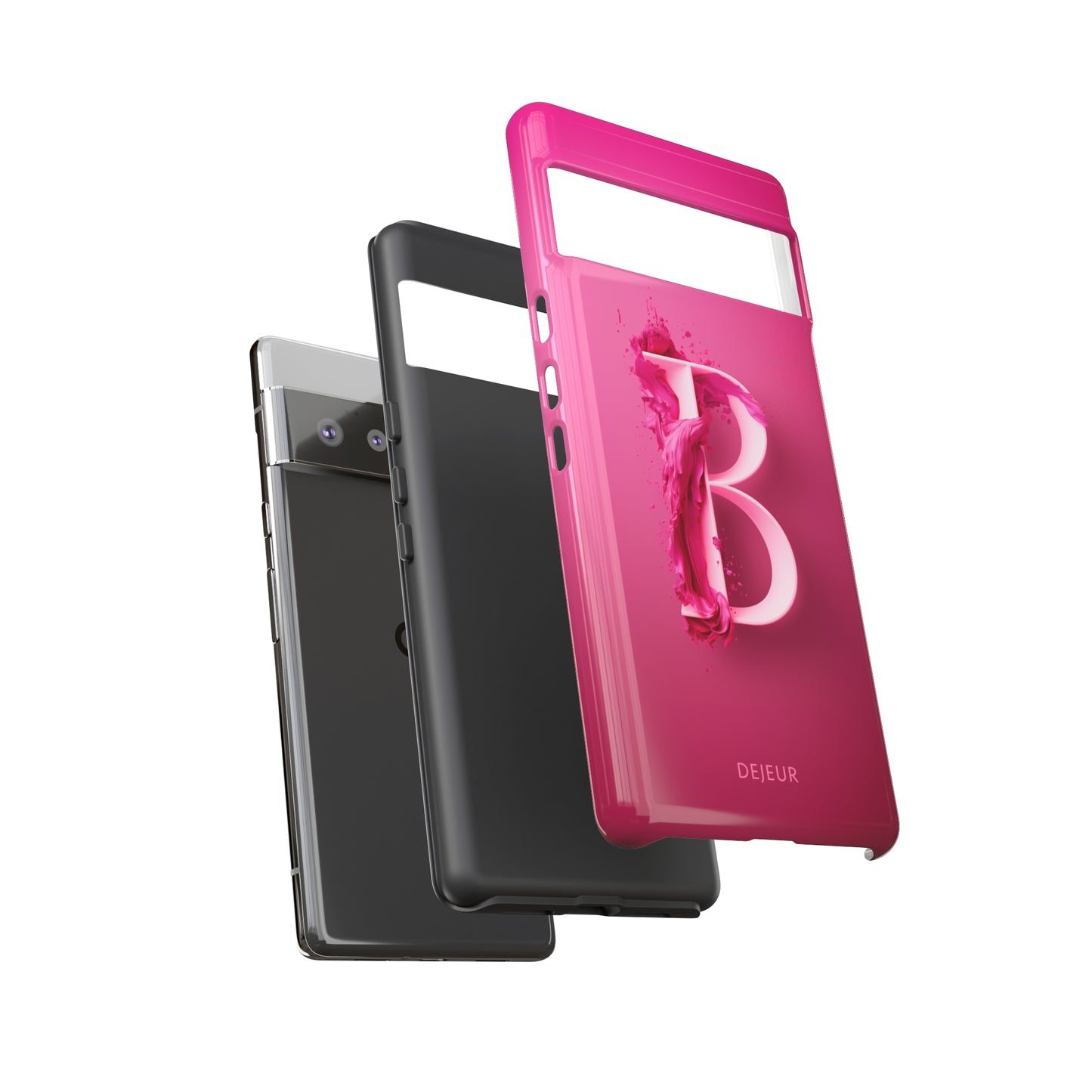 B Hot Pink Splash - Google Pixel Tough Case