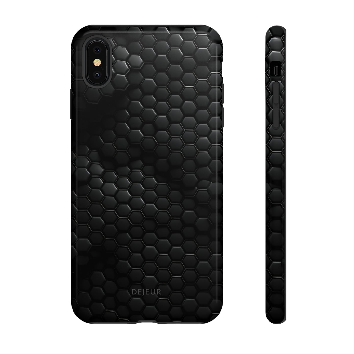 Black Carbon Matrix - iPhone Tough Case