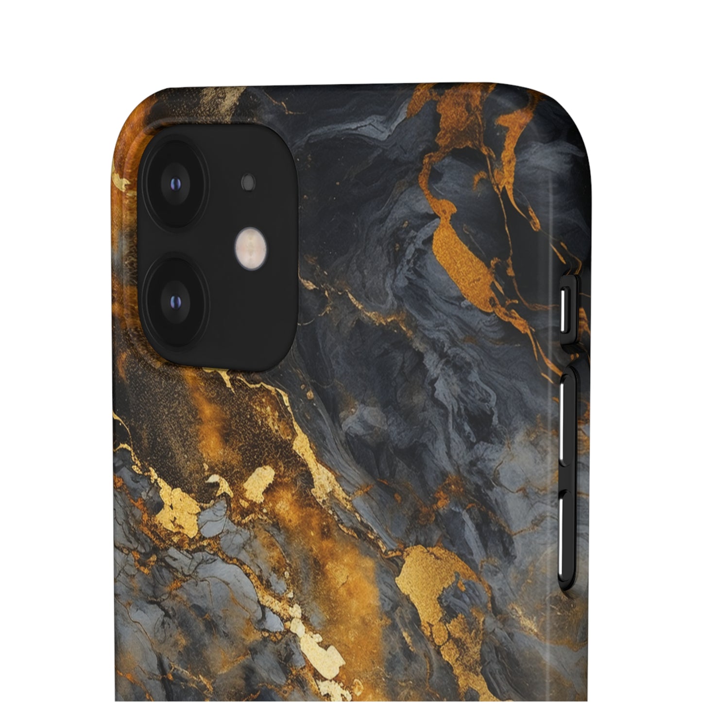 Platinum Gold Marble - iPhone Snap Case