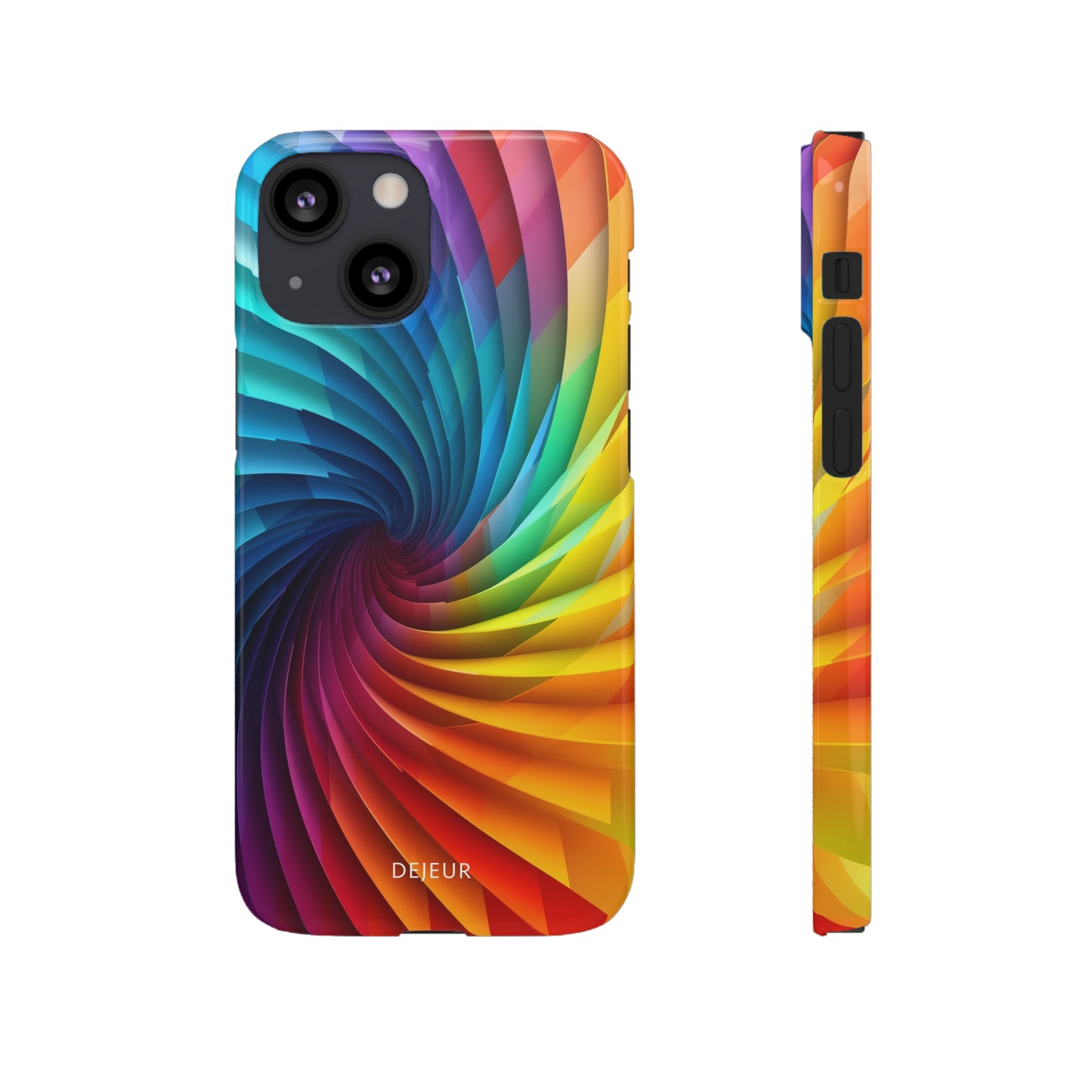 Rainbow Spiral - iPhone Snap Case