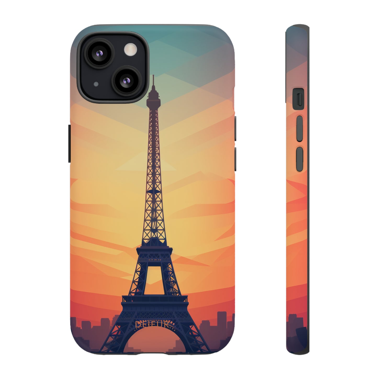 Eiffel Tower Sunset - iPhone Tough Case