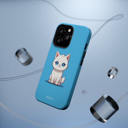 Little Blue Eyed Cat - iPhone MagSafe Tough Case