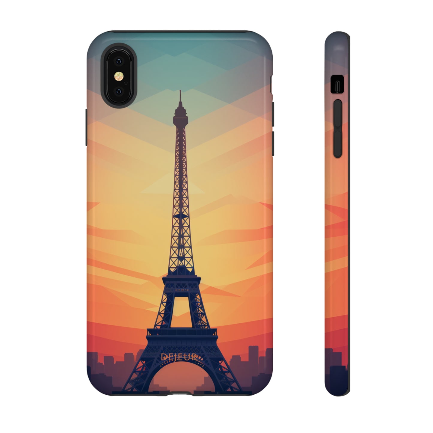 Eiffel Tower Sunset - iPhone Tough Case