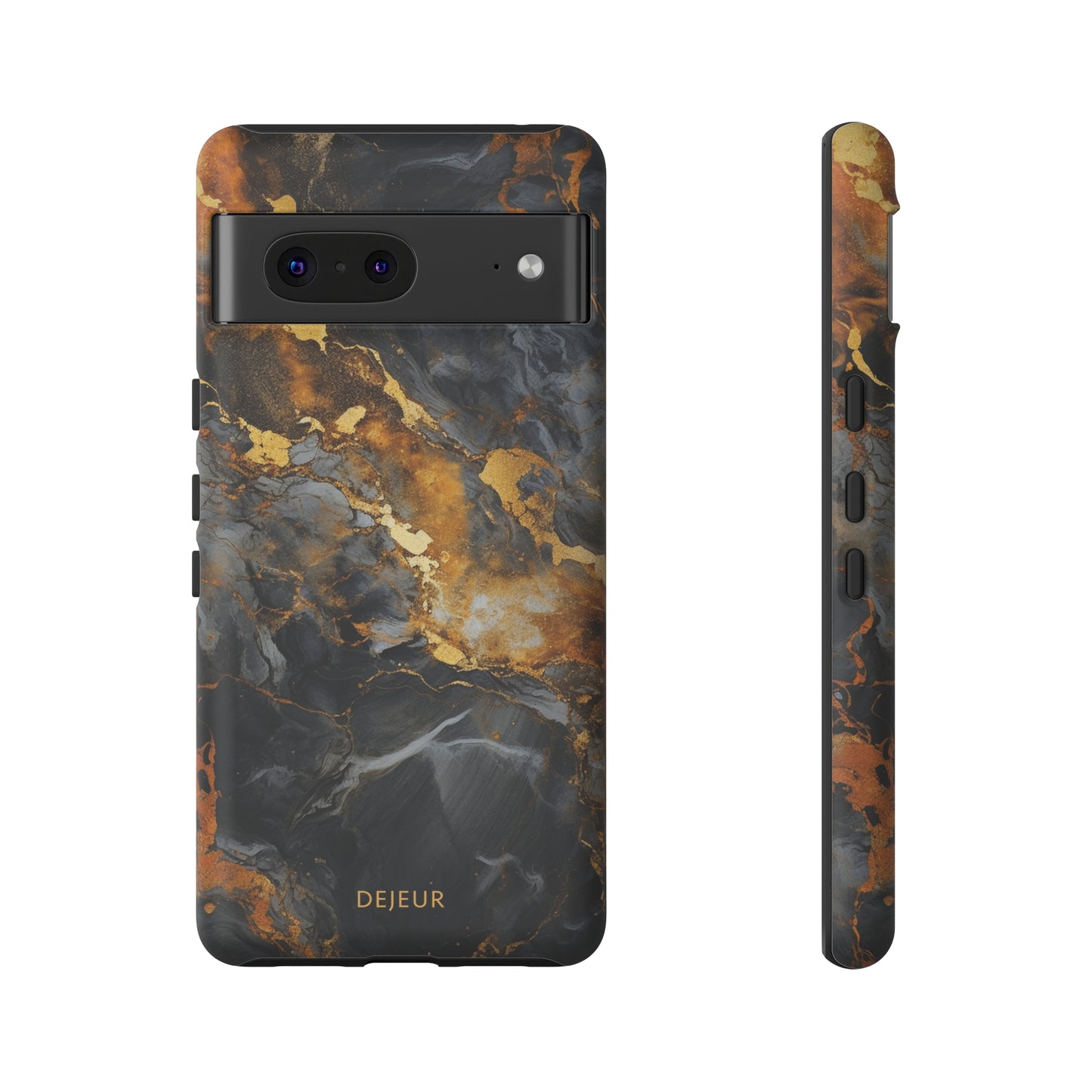 Platinum Gold Marble - Google Pixel Tough Case