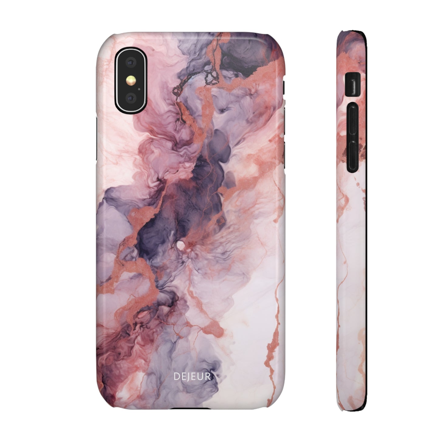 Royal Purple Marble - iPhone Snap Case