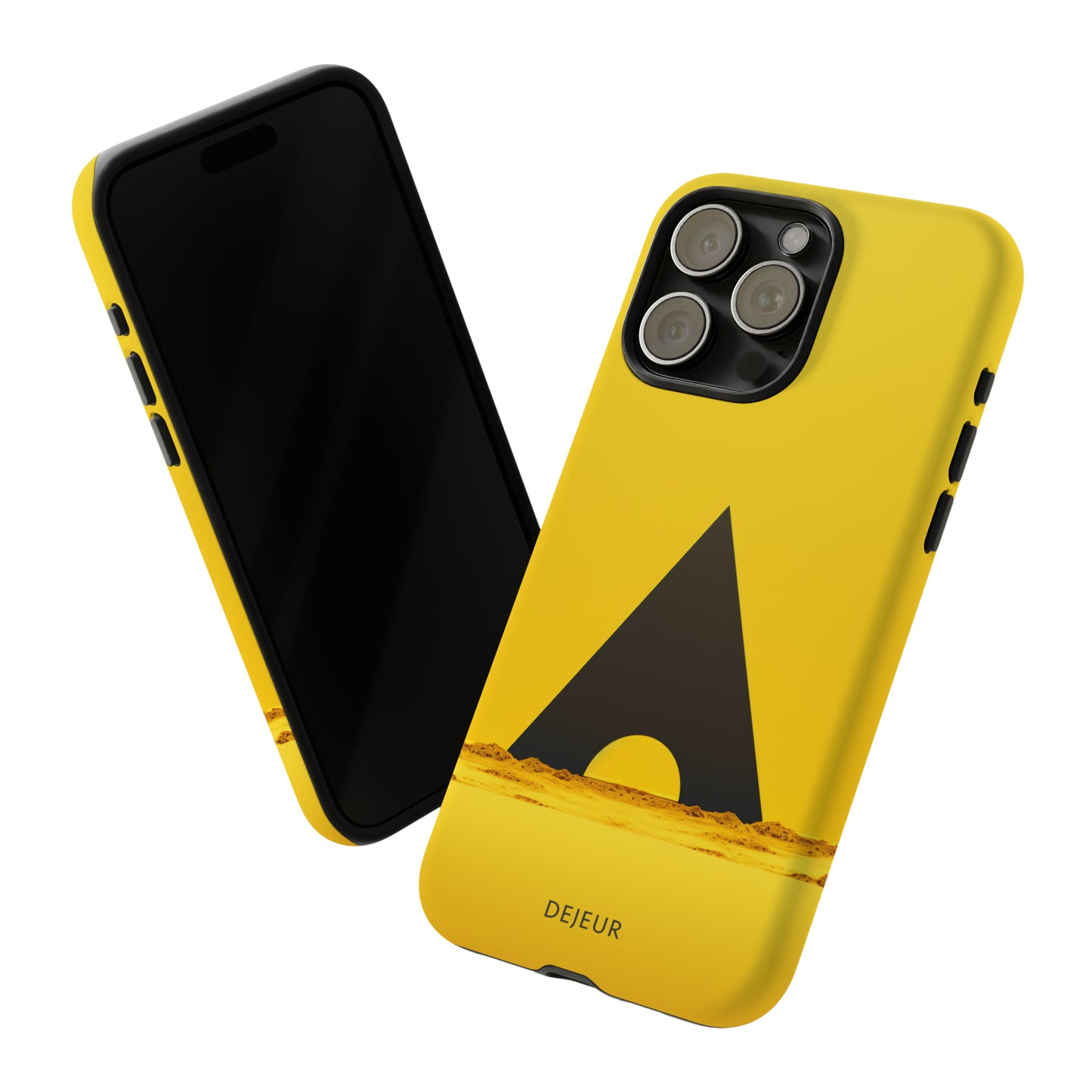 Sun Triangle Yellow - iPhone Tough Case