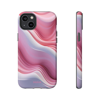 Pink Cream Waves - iPhone Tough Case