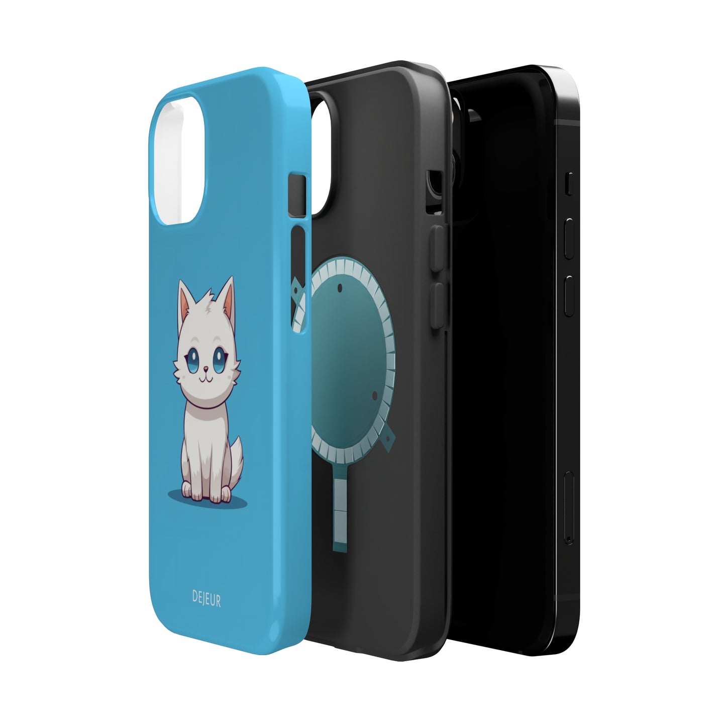 Little Blue Eyed Cat - iPhone MagSafe Tough Case