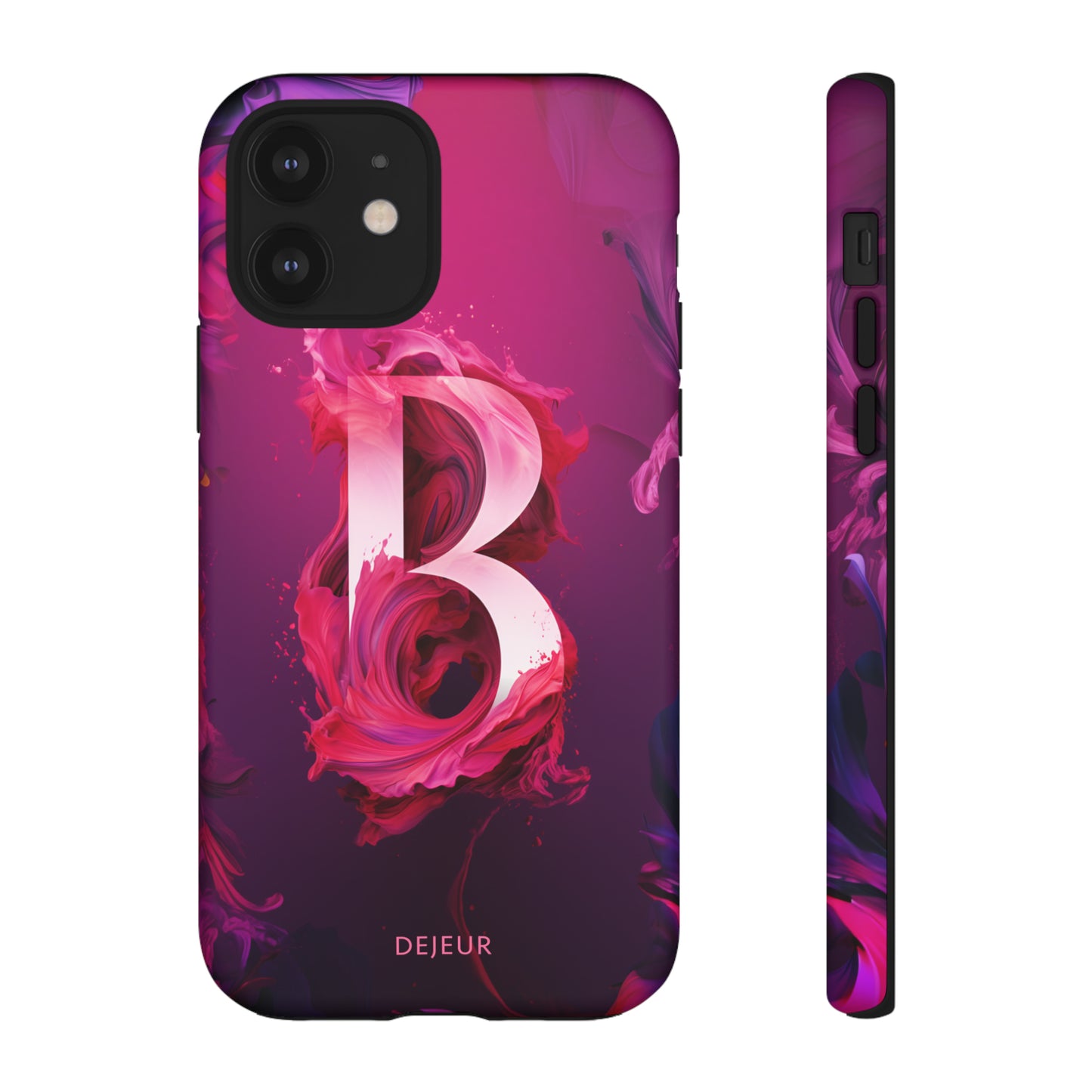 B Pink Splash - iPhone Tough Case