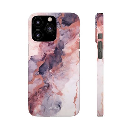 Royal Purple Marble - iPhone Snap Case