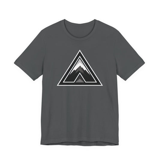 Abstract Triangular Mountain Range Silhouette - Men's T-Shirt