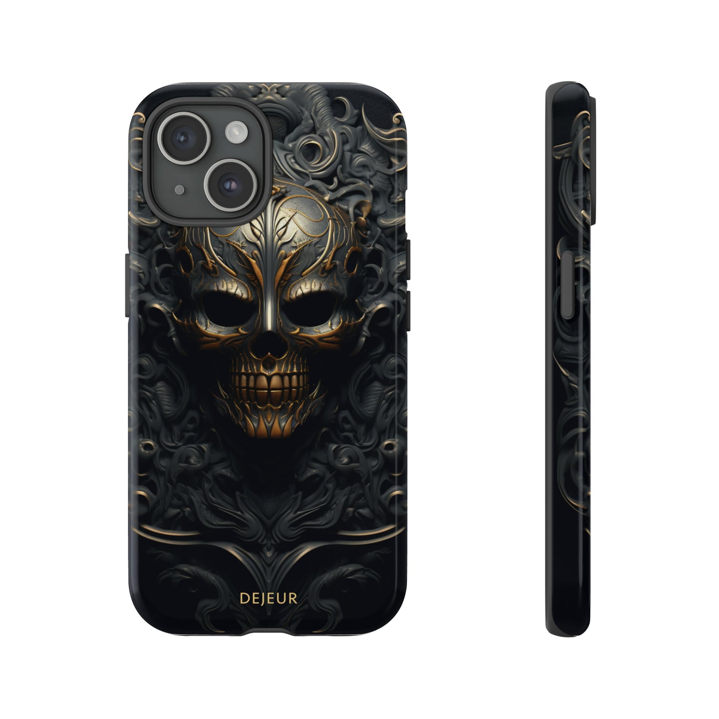 Dark Bronze Skull - iPhone Tough Case