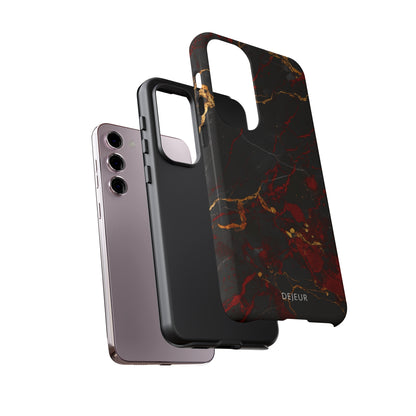 Dark Crimson Marble - Samsung Galaxy Tough Case