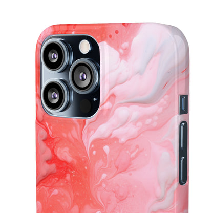 Rose Pink Marble - iPhone Snap Case