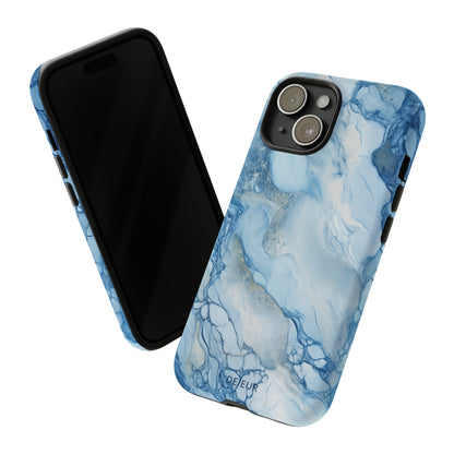 Sky Blue Marble - iPhone Tough Case