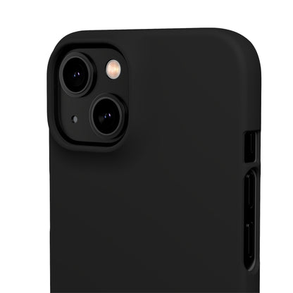 Pure Black - iPhone Snap Case