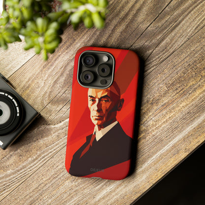 Oppenheimer Minimalist Portrait - iPhone Tough Case