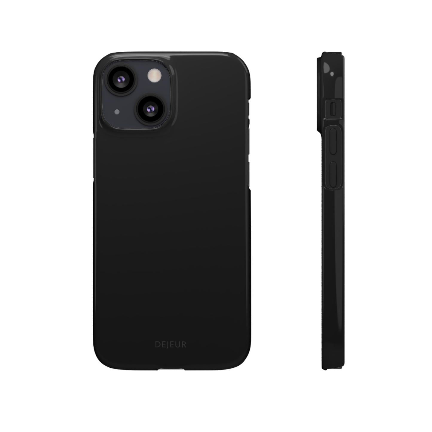 Pure Black - iPhone Snap Case