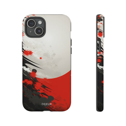 Japanese Abstract Splatter - iPhone Tough Case