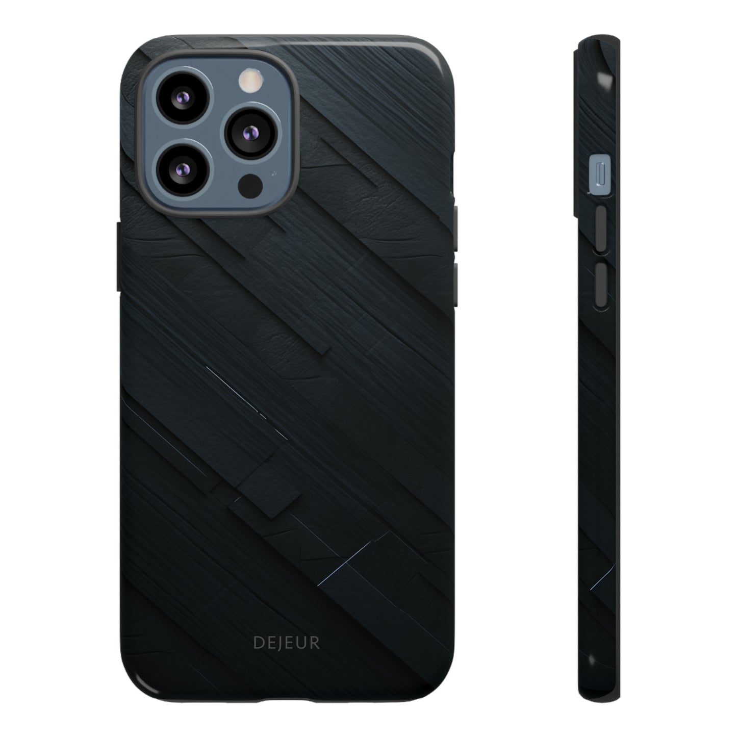 Synthetic Black Graphite - iPhone Tough Case