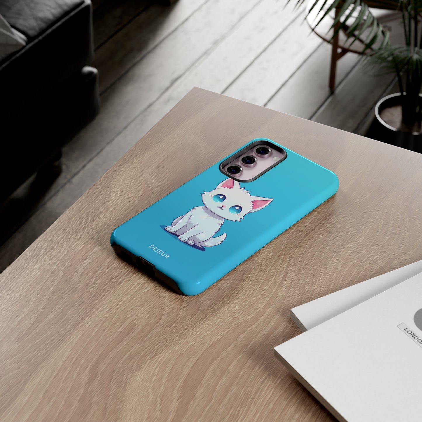 Blue Eyed Cutey Cat - Samsung Galaxy Tough Case