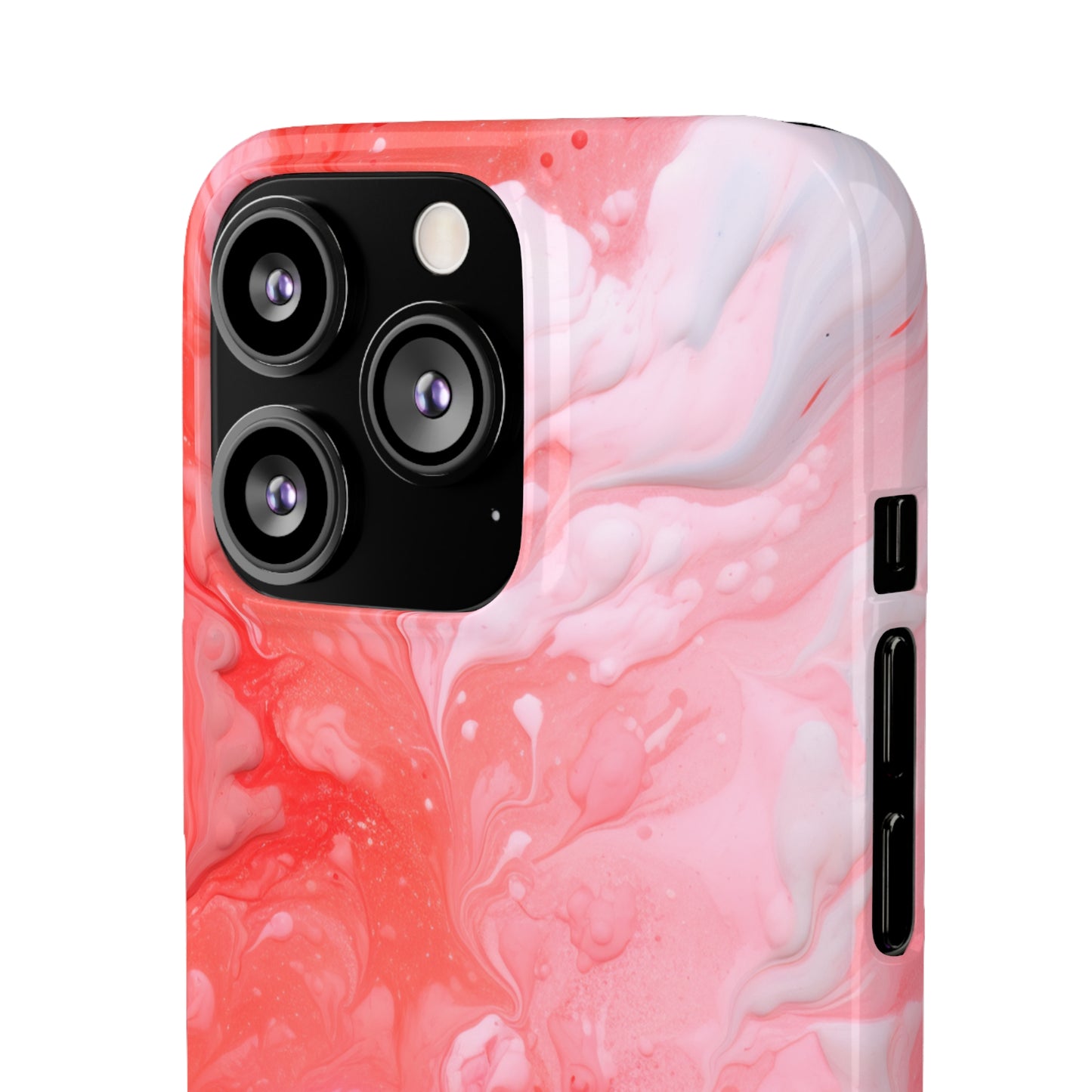 Rose Pink Marble - iPhone Snap Case