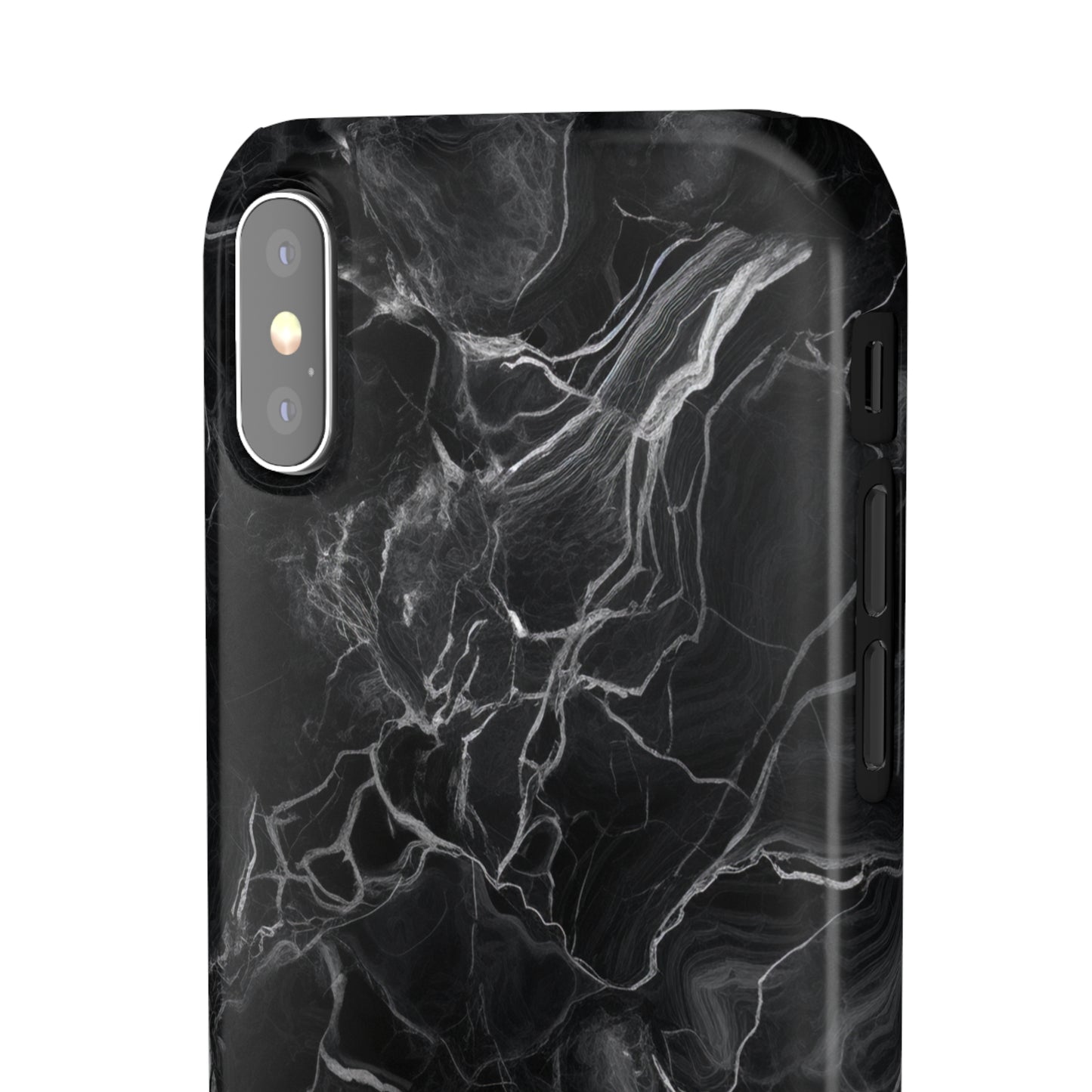 Dark Marble - iPhone Snap Case