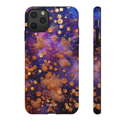 Cosmic Glitter Circles - iPhone Tough Case