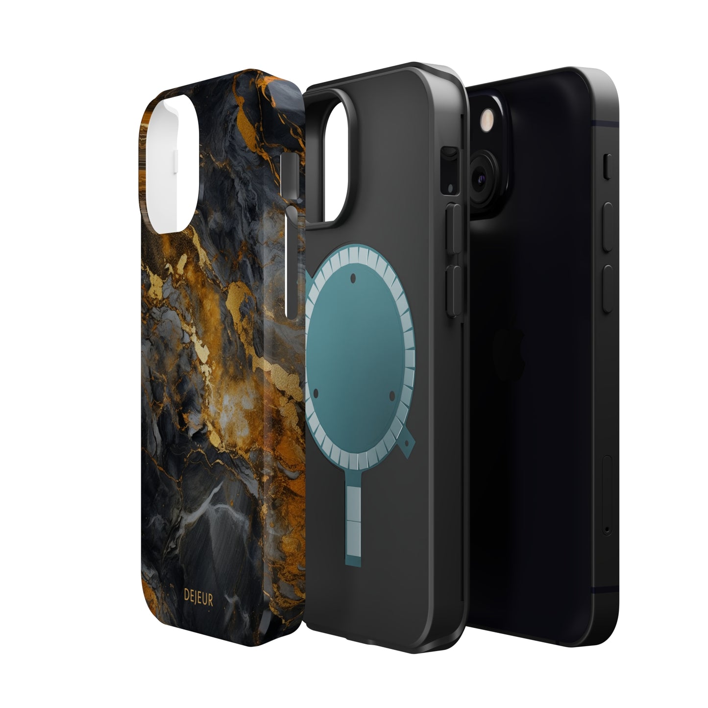 Platinum Gold Marble - iPhone MagSafe Tough Case