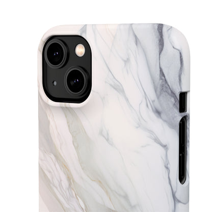 Light Cloud Marble - iPhone Snap Case