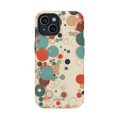 Pastel Line Circles - iPhone MagSafe Tough Case