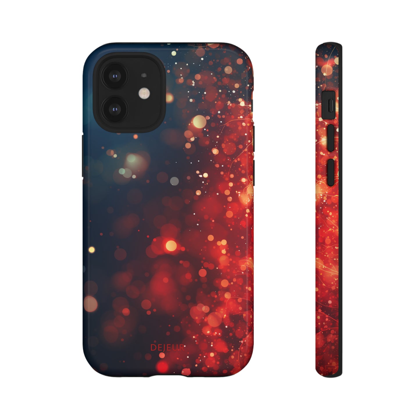 Midnight Red Shimmer - iPhone Tough Case