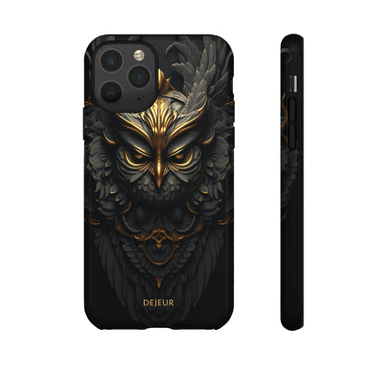 Golden Dark Owl - iPhone Tough Case