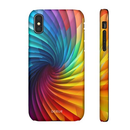 Rainbow Spiral - iPhone Snap Case