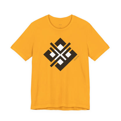 Angular Diamond Cross Abstract Symbol - Men's T-Shirt