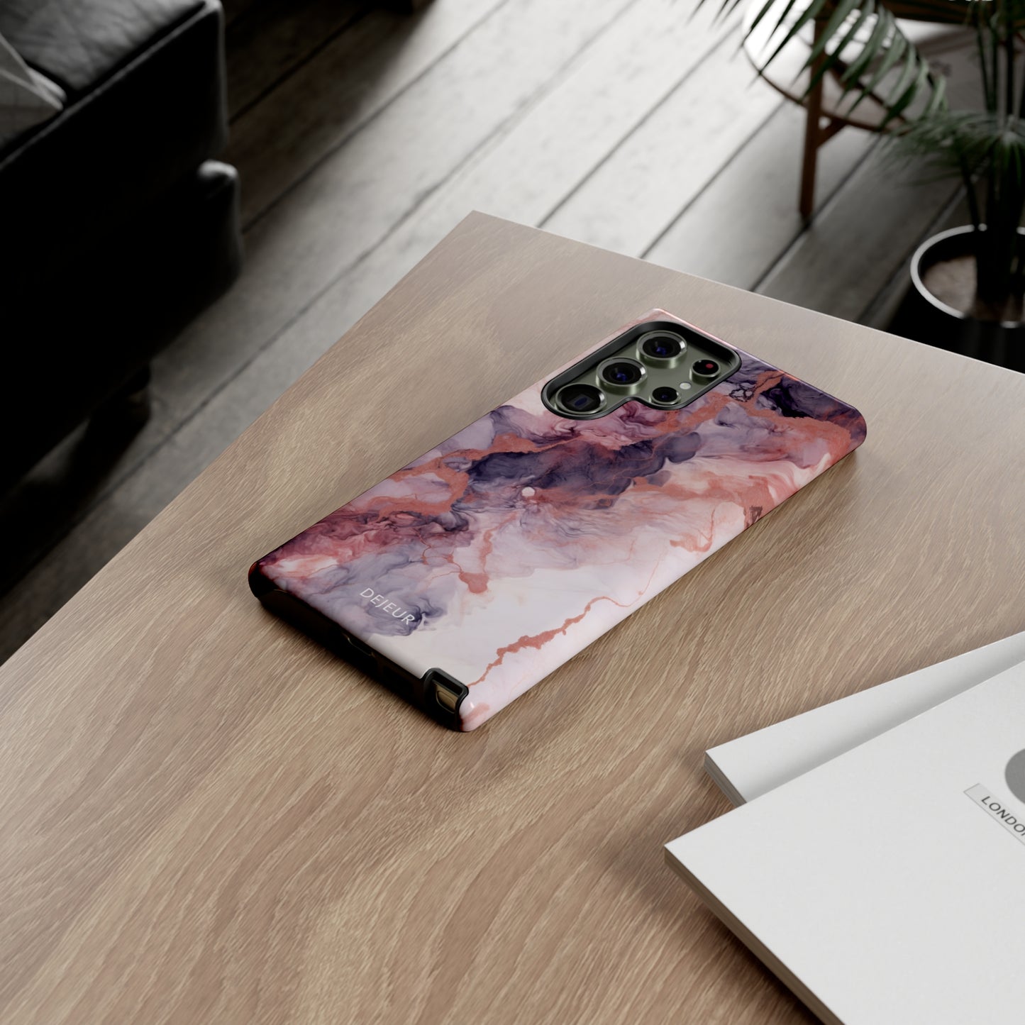 Royal Purple Marble - Samsung Galaxy Tough Case