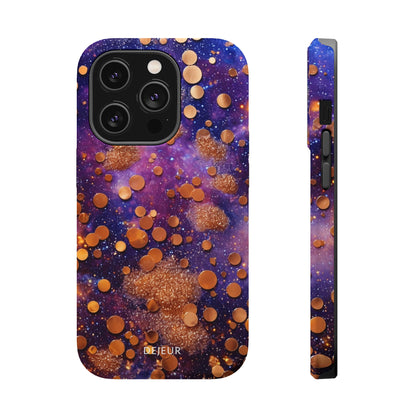 Cosmic Glitter Circles - iPhone MagSafe Tough Case