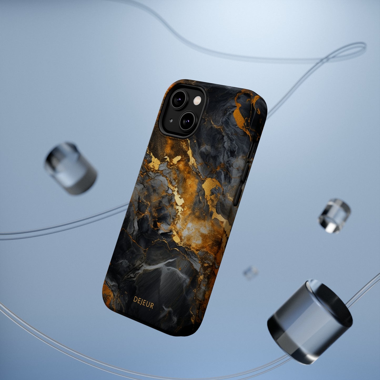 Platinum Gold Marble - iPhone MagSafe Tough Case