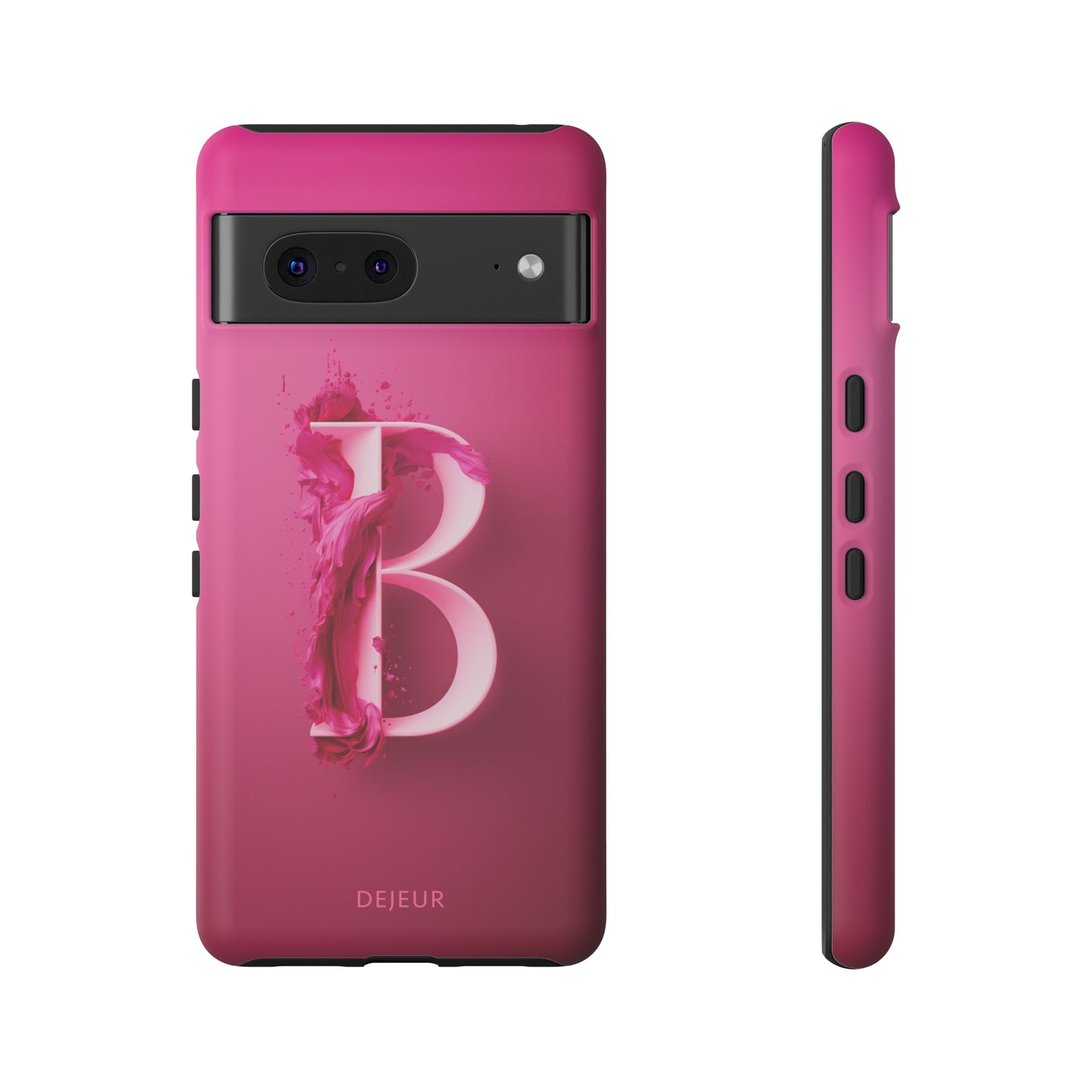 B Hot Pink Splash - Google Pixel Tough Case