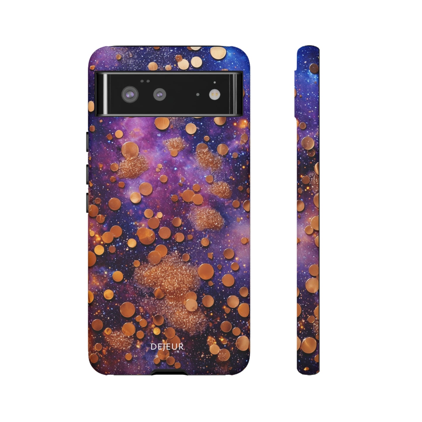 Cosmic Glitter Circles - Google Pixel Tough Case