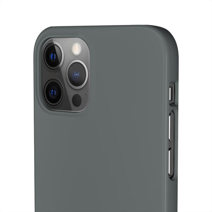 Graphite Grey - iPhone Snap Case