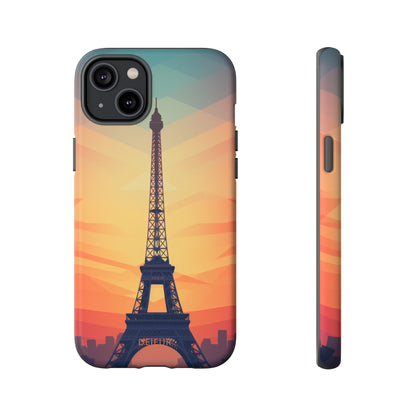 Eiffel Tower Sunset - iPhone Tough Case