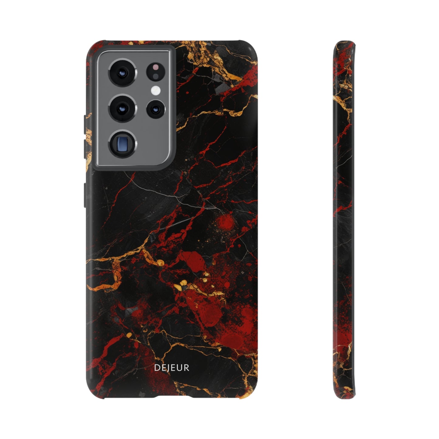 Dark Crimson Marble - Samsung Galaxy Tough Case