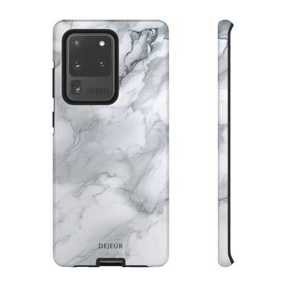 Platinum Silver Marble - Samsung Galaxy Tough Case